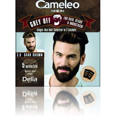 Delia Cosmetics Cameleo Men Brun Foncé - Coloration pour Hommes - Publicité Delia Cosmetics Cameleo Men Brun Foncé - Coloration pour Hommes - Publicité