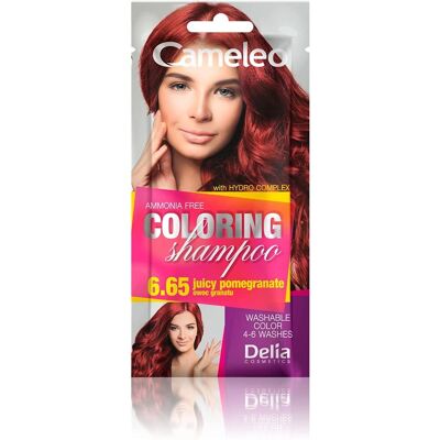 Shampoo colorante Delia Cosmetics Cameleo - Melograno Succoso 6.65 Shampoo colorante Delia Cosmetics Cameleo - Melograno Succoso 6.65