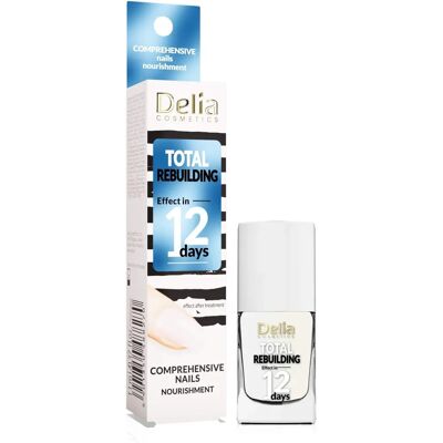 Delia Cosmetics Total Rebuilding 12 Days Siero per unghie - Unghie, Rinforzo, Crescita Delia Cosmetics Total Rebuilding 12 Days Siero per unghie - Unghie, Rinforzo, Crescita