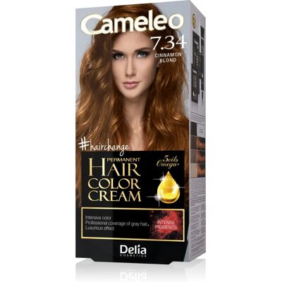Delia Cosmetics Cameleo Permanent Omega+ Zimtblond - Haarfarbe Delia Cosmetics Cameleo Permanent Omega+ Zimtblond - Haarfarbe