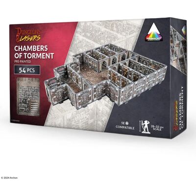 Archon Studio Dungeons & Lasers : Chambres de Tourment - Décors miniatures pré-peints - Publicité Archon Studio Dungeons & Lasers : Chambres de Tourment - Décors miniatures pré-peints - Publicité