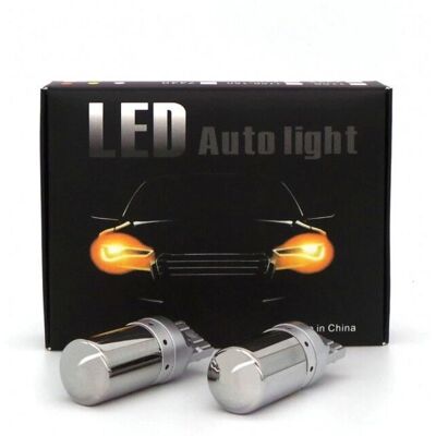 MotoLEDy Pomarańczowy 7440 W21W LED Żarówka - Samochód MotoLEDy Pomarańczowy 7440 W21W LED Żarówka - Samochód