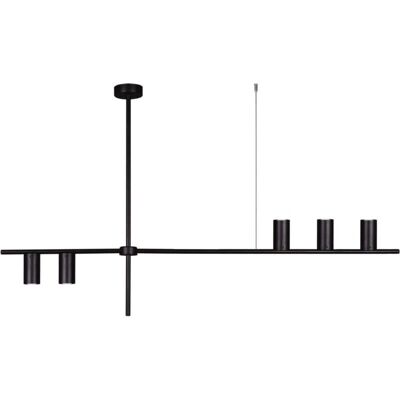 Suspension Industrielle Noire KAJA - Hauteur Réglable - Design Moderne en Métal - Publicité Suspension Industrielle Noire KAJA - Hauteur Réglable - Design Moderne en Métal - Publicité