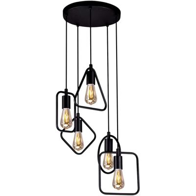 KAJA Modèle K-3931 Lampe Suspendue Métal Noire - Publicité KAJA Modèle K-3931 Lampe Suspendue Métal Noire - Publicité