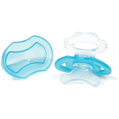 BabyOno Anneau de Dentition en Silicone Bleu 3m+ - Jouet de Gencives BabyOno Anneau de Dentition en Silicone Bleu 3m+ - Jouet de Gencives