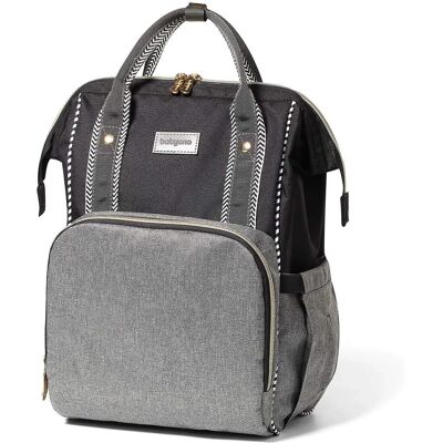 Babyono 1424/01 Sac à dos pour maman - style Oslo noir - Sac à dos - Publicité Babyono 1424/01 Sac à dos pour maman - style Oslo noir - Sac à dos - Publicité