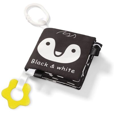 BabyOno Have Fun Black&White kontrast lærebok - Lærebok for spedbarn BabyOno Have Fun Black&White kontrast lærebok - Lærebok for spedbarn