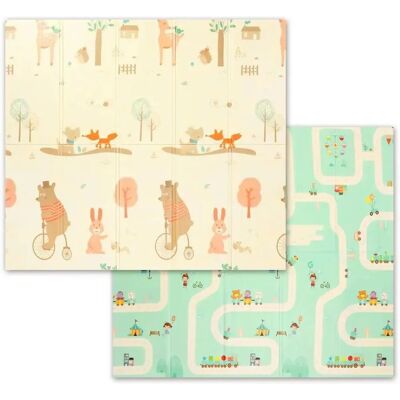 Babyono 180x200cm Oboustronna mata do zabawy - Zabawka edukacyjna Babyono 180x200cm Oboustronna mata do zabawy - Zabawka edukacyjna