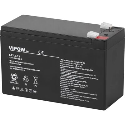 Vipow 12V 7,5Ah Gelová baterie - Baterie Vipow 12V 7,5Ah Gelová baterie - Baterie