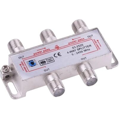 Cable Technologies Cabletech Divisor 4 TV - Divisor de antena Cable Technologies Cabletech Divisor 4 TV - Divisor de antena