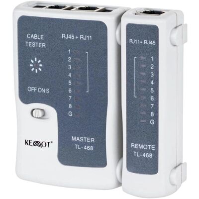 Tester cavi Ethernet Kemo TL-468 - Tester di cavi Tester cavi Ethernet Kemo TL-468 - Tester di cavi