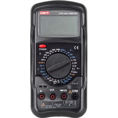 Uni-T UT52 Cyfrowy multimetr - Napięcie, Prąd, Opór, Pojemność Uni-T UT52 Cyfrowy multimetr - Napięcie, Prąd, Opór, Pojemność