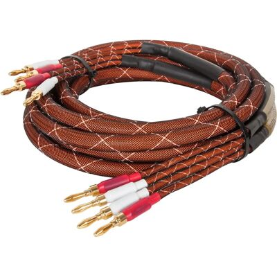 Kabel głośnikowy Kruger & Matz 3,0M - Wtyki bananowe Kabel głośnikowy Kruger & Matz 3,0M - Wtyki bananowe