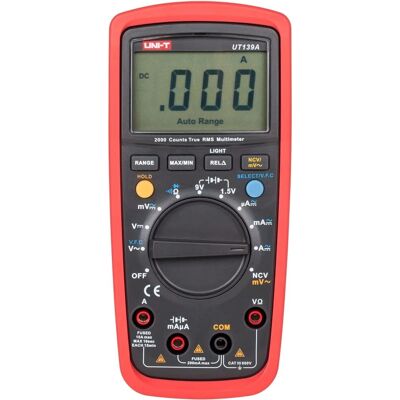 Multimètre numérique Uni-T UT139A - True RMS, Plage automatique - Publicité Multimètre numérique Uni-T UT139A - True RMS, Plage automatique - Publicité