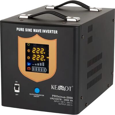 Kemot Prosinus-2000 UPS - Onde Sinusoïdale Pure & Charge - Publicité Kemot Prosinus-2000 UPS - Onde Sinusoïdale Pure & Charge - Publicité