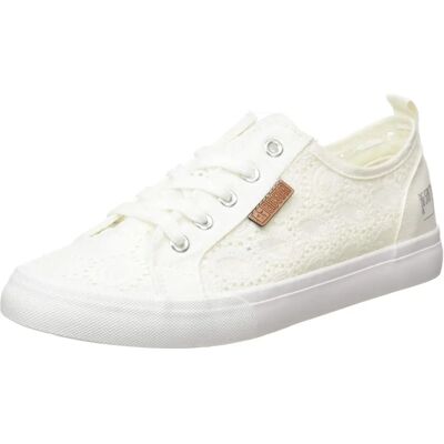 Damskie sneakers Big Star W274925 w białej koronki na cały rok - Buty Damskie sneakers Big Star W274925 w białej koronki na cały rok - Buty