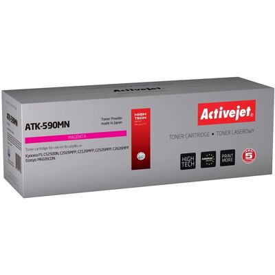 Cartuccia toner Activejet ATK-590MN - Magenta - 5000 pagine - Ufficio Cartuccia toner Activejet ATK-590MN - Magenta - 5000 pagine - Ufficio