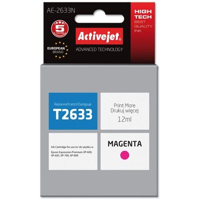 Activejet AE-2633N Magenta Tintenpatrone - Hohe Reichweite Activejet AE-2633N Magenta Tintenpatrone - Hohe Reichweite