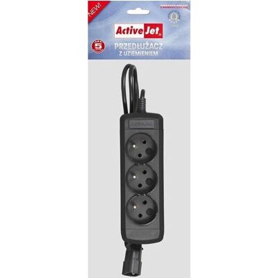 Activejet Modèle COMBO-IEC-3G/1.5M Rallonge électrique - Power Extension - Publicité Activejet Modèle COMBO-IEC-3G/1.5M Rallonge électrique - Power Extension - Publicité