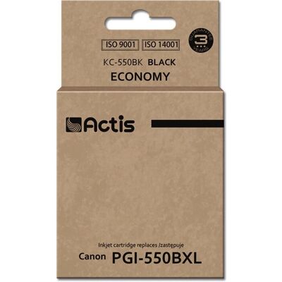 Actis KC-550Bk Schwarz Tintenpatrone - Inkjet, 23ml, 300 Seiten Actis KC-550Bk Schwarz Tintenpatrone - Inkjet, 23ml, 300 Seiten
