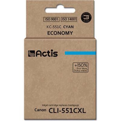 Actis KC-551C Cyan Tintenpatrone - Bis zu 335 Seiten Actis KC-551C Cyan Tintenpatrone - Bis zu 335 Seiten