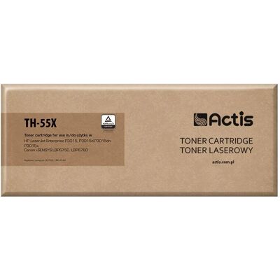 Cartouche de toner Actis TH-55X - Noir - 12500 Pages Cartouche de toner Actis TH-55X - Noir - 12500 Pages