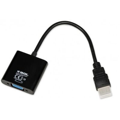 iBox IAHV01 HDMI-zu-VGA Adapter - Schwarz iBox IAHV01 HDMI-zu-VGA Adapter - Schwarz