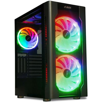 iBox Chiron ZH68 Schwarz - PC-Gehäuse iBox Chiron ZH68 Schwarz - PC-Gehäuse