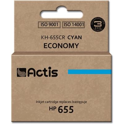 Cartouche d'encre Cyan Actis KH-655CR - Jet d'encre, Original, 12ml Cartouche d'encre Cyan Actis KH-655CR - Jet d'encre, Original, 12ml