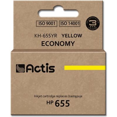 Cartouche d'encre jaune Actis KH-655YR - Cartouche d'encre Cartouche d'encre jaune Actis KH-655YR - Cartouche d'encre