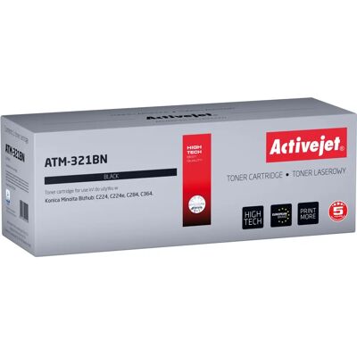 Toner Activejet ATM-321BN - Nero - Compatibile con Konica Minolta Toner Activejet ATM-321BN - Nero - Compatibile con Konica Minolta