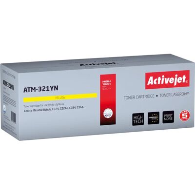 Toner Jaune ATM-321YN d'Activejet - Cartouche laser pour Konica Minolta Toner Jaune ATM-321YN d'Activejet - Cartouche laser pour Konica Minolta