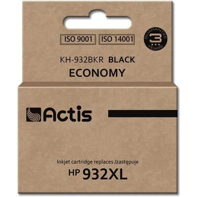 Cartouche d'encre noire Actis KH-932BKR - Jet d'encre, 30ml, 1000 pages Cartouche d'encre noire Actis KH-932BKR - Jet d'encre, 30ml, 1000 pages