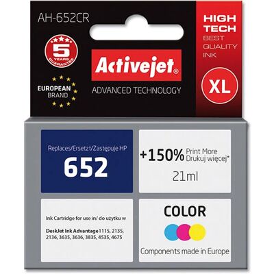 Activejet AH-652CR Cyan Magenta Gelb Tintenpatrone - Tintenpatrone Activejet AH-652CR Cyan Magenta Gelb Tintenpatrone - Tintenpatrone
