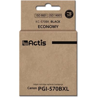 Cartouche d'encre noire Canon PGI-570Bk - Remplacement Actis - Rendu standard Cartouche d'encre noire Canon PGI-570Bk - Remplacement Actis - Rendu standard