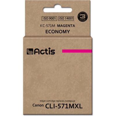 Cartouche d'encre Magenta Actis KC-571M - Jet d'encre, 12ml Cartouche d'encre Magenta Actis KC-571M - Jet d'encre, 12ml