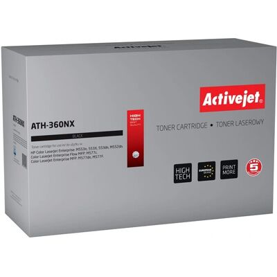 Toner Activejet ATH-360NX - Preto - Uso em escritório Toner Activejet ATH-360NX - Preto - Uso em escritório