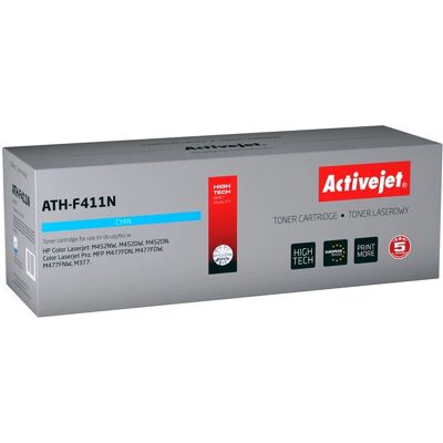 Toner Cyan Activejet ATH-F411N - Compatibile con HP LaserJet Toner Cyan Activejet ATH-F411N - Compatibile con HP LaserJet
