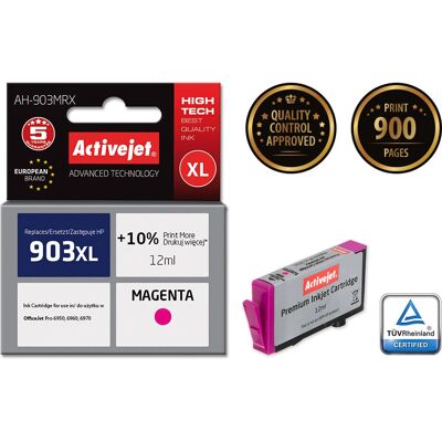 Activejet AH-903MRX Cartouche d'Encre Magenta - Haute Capacité Activejet AH-903MRX Cartouche d'Encre Magenta - Haute Capacité