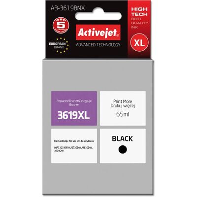 Cartouche d'encre noire Activejet LC3619BNX - Grande capacité Cartouche d'encre noire Activejet LC3619BNX - Grande capacité