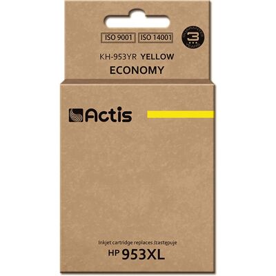 Cartucho de tinta amarela Actis KH-953YR - Alta (XL) Capacidade Cartucho de tinta amarela Actis KH-953YR - Alta (XL) Capacidade