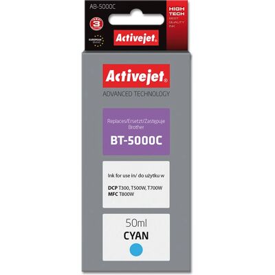 Cartouche d'encre Activejet AB-5000C Cyan - Accessoire pour imprimante Cartouche d'encre Activejet AB-5000C Cyan - Accessoire pour imprimante