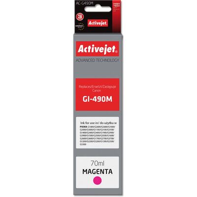 Activejet AC-G490M Magenta Mustekasetti - Korkea (XL) Tuotto Activejet AC-G490M Magenta Mustekasetti - Korkea (XL) Tuotto