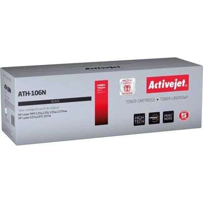 Cartucho de tóner Activejet ATH-106N - Negro Cartucho de tóner Activejet ATH-106N - Negro