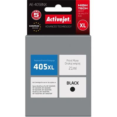 Cartouche d'encre Activejet AE-405BNX - Noir - Haute capacité Cartouche d'encre Activejet AE-405BNX - Noir - Haute capacité