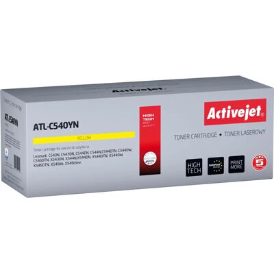 Activejet C540YN Żółta Tonerowa Kaseta - Drukarka laserowa Activejet C540YN Żółta Tonerowa Kaseta - Drukarka laserowa