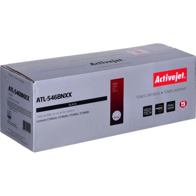 Activejet ATL-546BNXX Toner - Schwarz - 8.000 Seiten - Kompatibel mit Lexmark Activejet ATL-546BNXX Toner - Schwarz - 8.000 Seiten - Kompatibel mit Lexmark