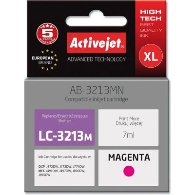 Activejet AB-3213MN Magenta Tintenpatrone - Original, 7ml, für Brother Activejet AB-3213MN Magenta Tintenpatrone - Original, 7ml, für Brother