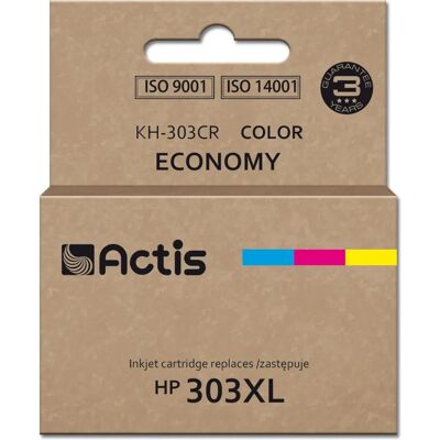Encre d'Imprimante Actis KH-303CR - Jaune, Cyan, Magenta - Compatible HP - Publicité Encre d'Imprimante Actis KH-303CR - Jaune, Cyan, Magenta - Compatible HP - Publicité