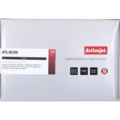 Activejet ATL-822N - Sostituzione Lexmark - 15000 Pagine - Nero Activejet ATL-822N - Sostituzione Lexmark - 15000 Pagine - Nero